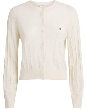 Sandro Wool Cardigan - White