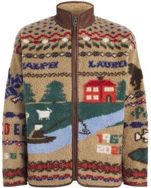 Polo Ralph Lauren Pile Fleece Scenic Jacket - Brown