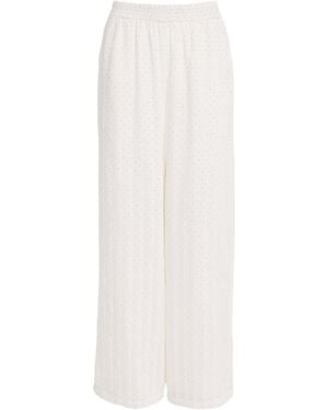Melissa Odabash Diamanté Trisha Pants - White