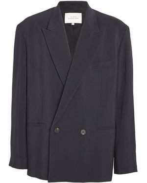 Studio Nicholson Oversized Daburu Blazer - Blue