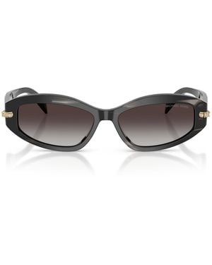 Michael Kors Wilmington Oval Sunglasses - Gray