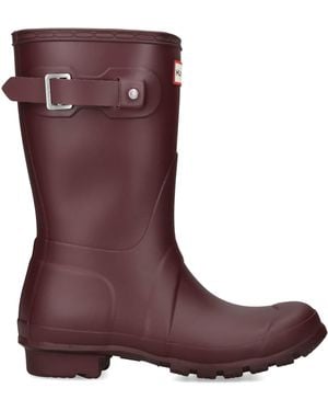 HUNTER Original Short Welly Boots - Brown
