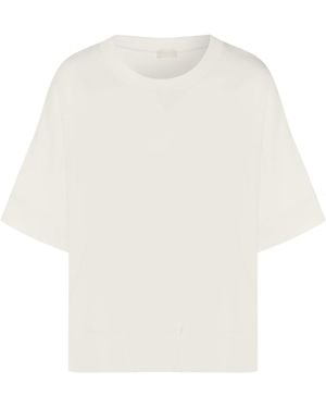 Hanro Stretch-Cotton Natural Living Sweatshirt - White