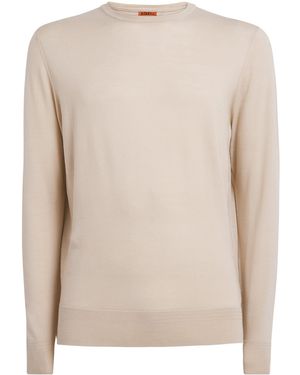 Barena Extrafine Merino Wool Sweater - Natural
