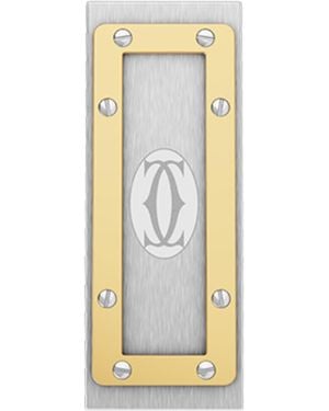 Cartier Stainless Steel Santos De Money Clip - Metallic