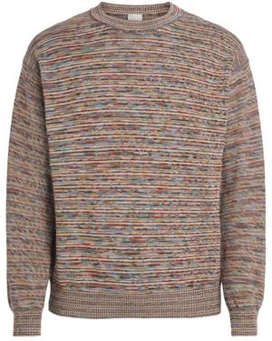 Paul Smith Cotton Signature Stripe Jumper - Brown