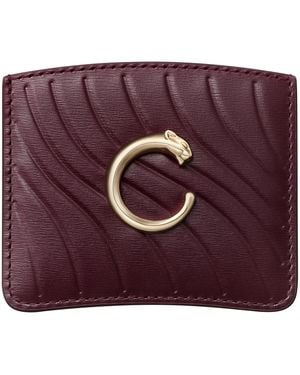 Cartier Panthère C De Card Holder - Purple