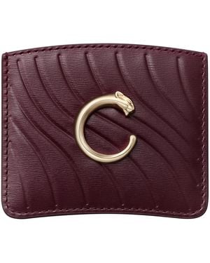 Cartier Panthère C De Card Holder - Purple