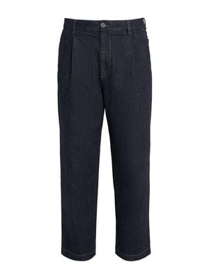 Barena Pleated Wide-Leg Jeans - Blue