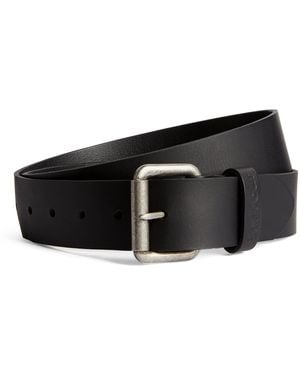 Barbour Leather Belt - Black