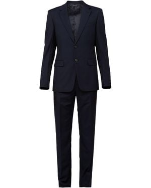 Prada Wool-Mohair Two-Piece Suit - Blue