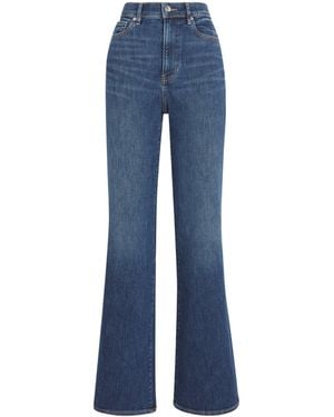 Veronica Beard Crosbie Wide-Leg Jeans - Blue
