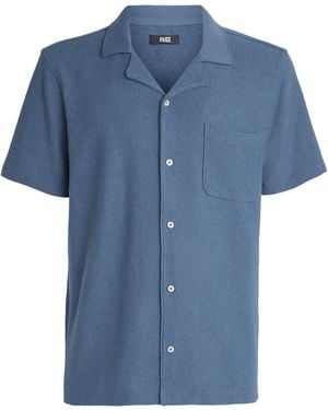 PAIGE Bouclé Oliver Shirt - Blue