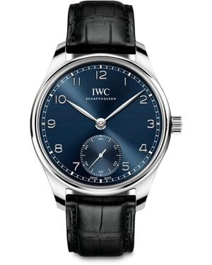 IWC Schaffhausen Stainless Steel Portugieser Automatic Watch 40 - Blue