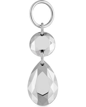 Maria Tash Double Faceted Charm - White