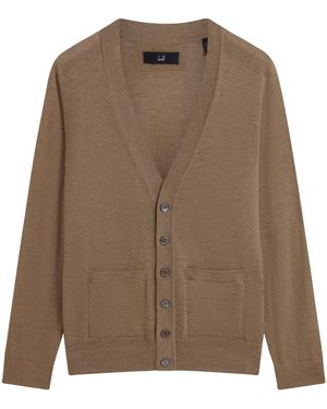 dunhill Superfine Cashmere Cardigan - Brown