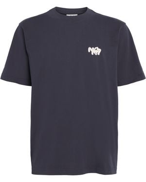 NN07 Pima Cotton Adam T-Shirt - Blue