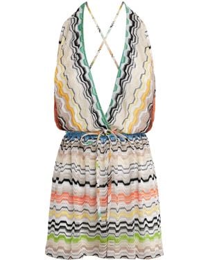 Missoni Geometric Halter Playsuit - Multicolour