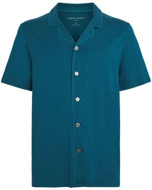 Derek Rose Micromodal Basel Pyjama Set - Blue