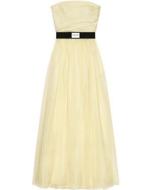 Givenchy Bustier Maxi Dress - Yellow