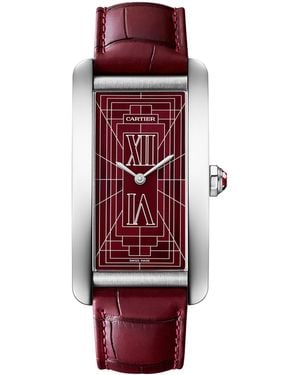 Cartier Large Tank Américaine Watch - Red