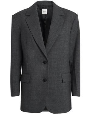 Sandro Boxy Single-Breasted Blazer - Black