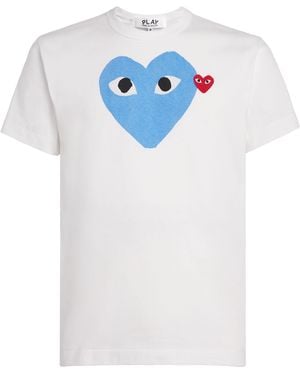 COMME DES GARÇONS PLAY Heart Logo T-Shirt - White