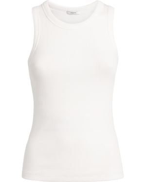JOSEPH Stretch-Cotton Yeux Tank Top - White