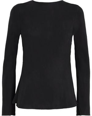 By Malene Birger Open-Back Laura Top - Black