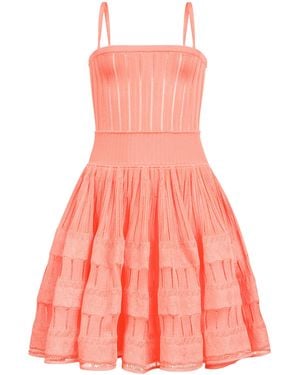 Alaïa Crinoline Mini Dress - Pink