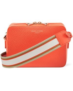 Aspinal of London Leather Camera Bag - Red