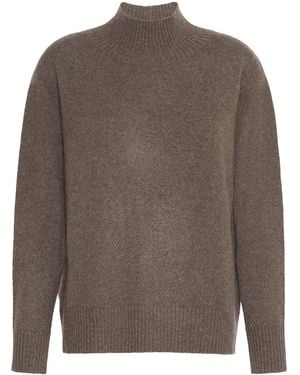 Weekend by Maxmara Cashmere High-Neck Sweater - Brown