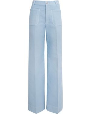 Victoria Beckham Alina Straight Jeans - Blue