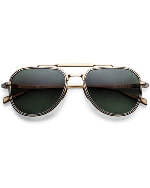 Jacques Marie Mage Titanium Commander Sunglasses - Black