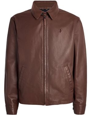 Polo Ralph Lauren Leather Jacket - Brown