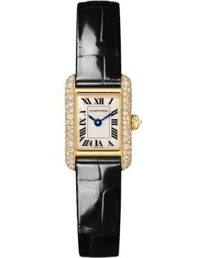Cartier And Diamond Tank Louis Watch - Metallic