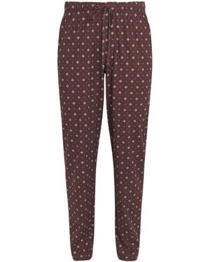 Hanro Cotton Night & Day Pyjama Bottoms - Purple
