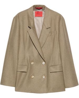 MAX&Co. Virgin Wool-Blend Blazer - Green