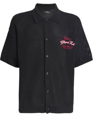 Amiri Hollywood Auto Mesh Shirt - Black