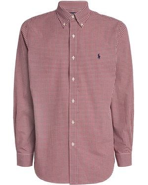 Polo Ralph Lauren Cotton Poplin Custom Fit Shirt - Purple