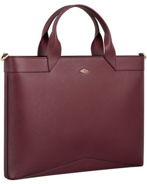 Cartier Leather Losange Document Holder - Purple
