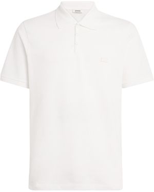 Sandro Cotton Logo Polo Shirt - White