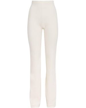 Skims Fleece Lounge Straight Joggers - White