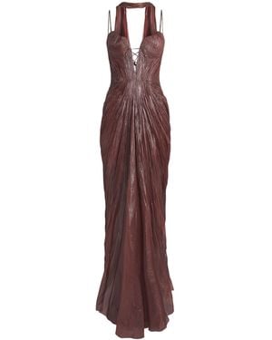 Maria Lucia Hohan Silk Cecilia Gown - Red