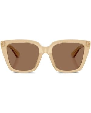 Burberry Injected Be4473U Square Sunglasses - Brown