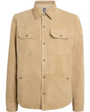 Polo Ralph Lauren Suede Overshirt - Natural