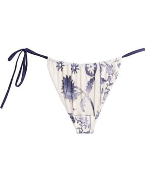 SIR. Floral Phillipa Bikini Briefs - Blue