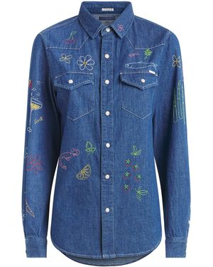 Mother Denim All My Exes Shirt - Blue