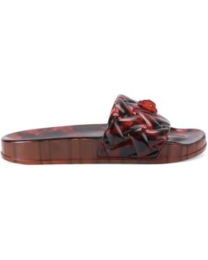 Kurt Geiger Jelly Meena Slides - Red