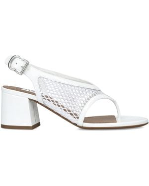 Alaïa Fishnet Sandals 55 - White